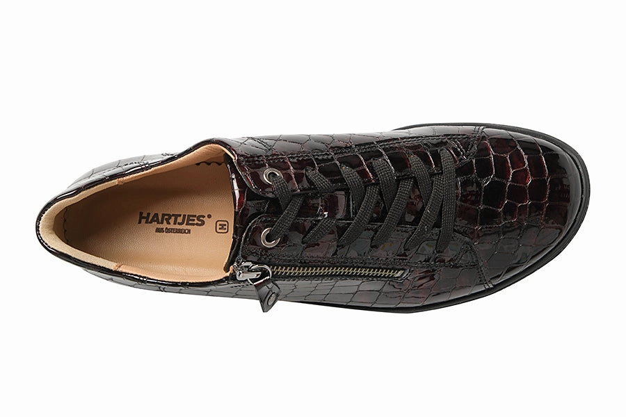 Wide Fit Brogue Shoes HAR MERINI BURGUNDY