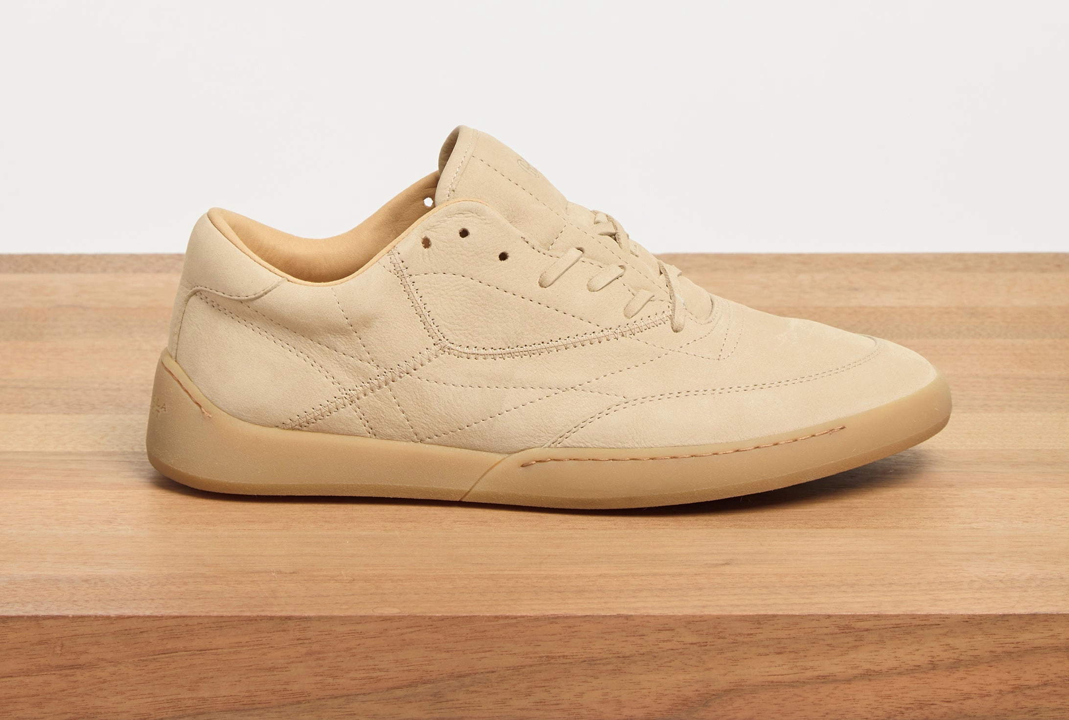 Ohio Slip-on Sneaker in Sand Nubuck Slip On With Roses