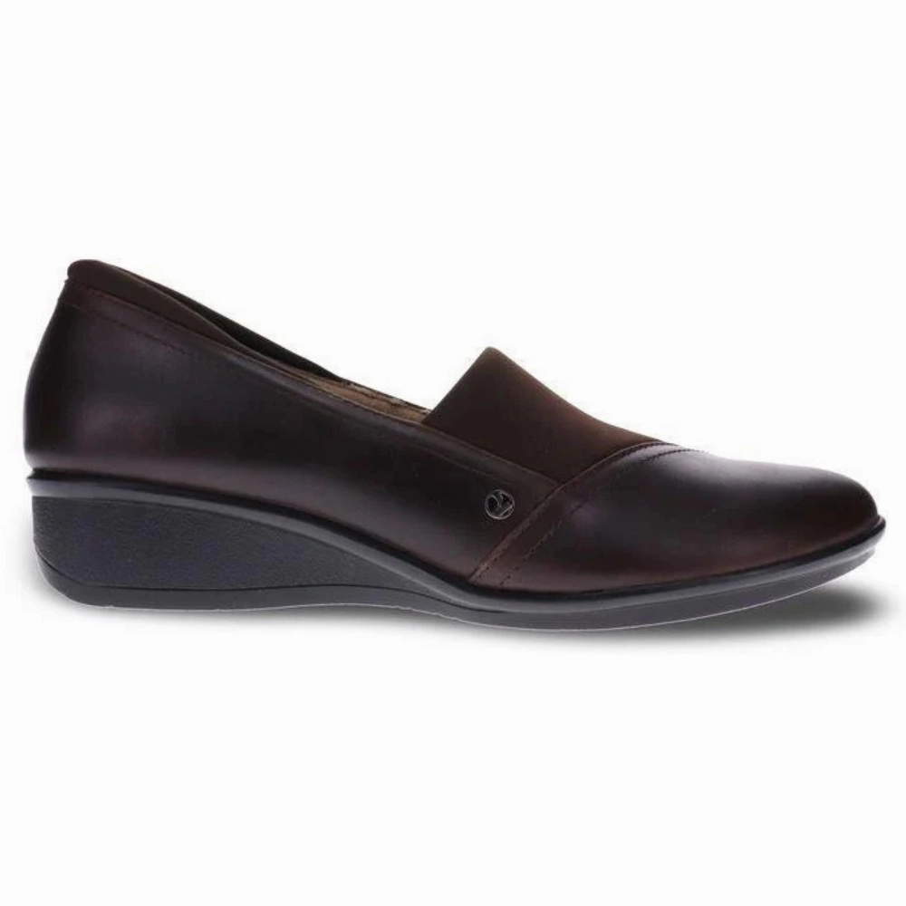 Suede Loafers Cleaning Revere Naples Espresso Angle Stretch Loafer (Women's)