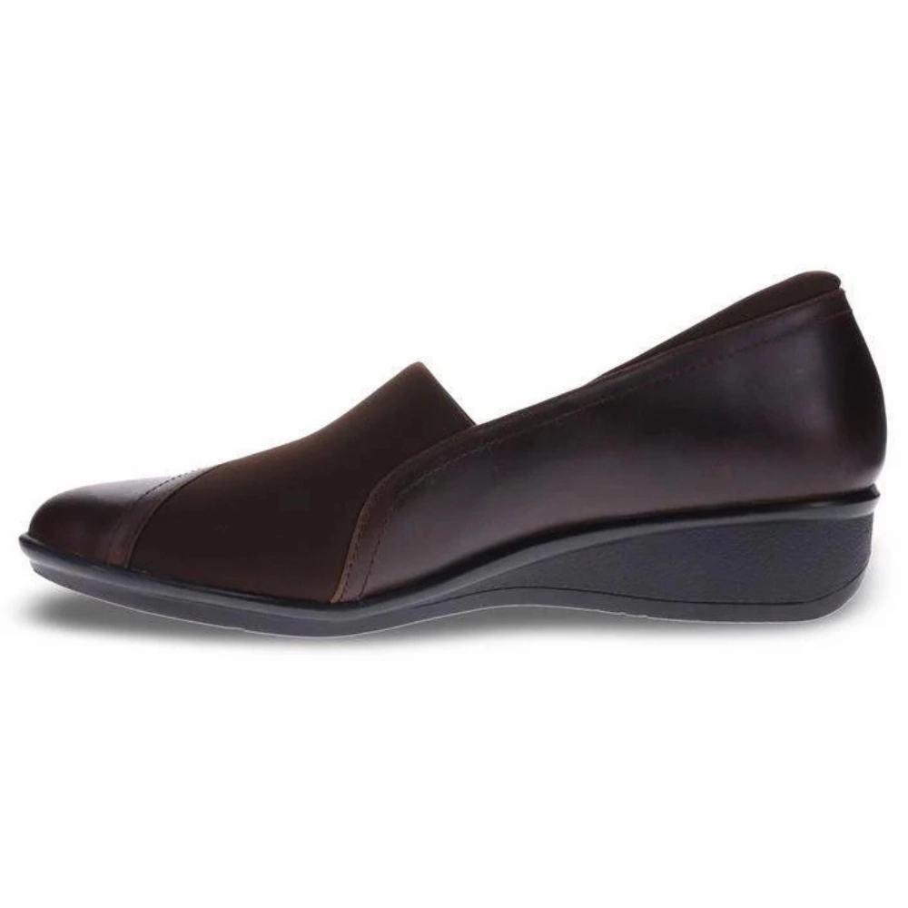 Revere Naples Espresso Angle Stretch Loafer (Women's) Frances Loafers