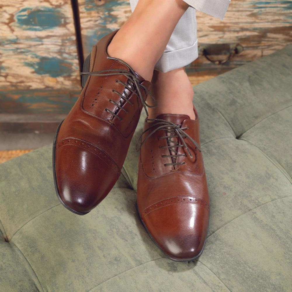 The Togford Brown Men's Oxford Lace Ups Tresmode Grand Remix Oxford