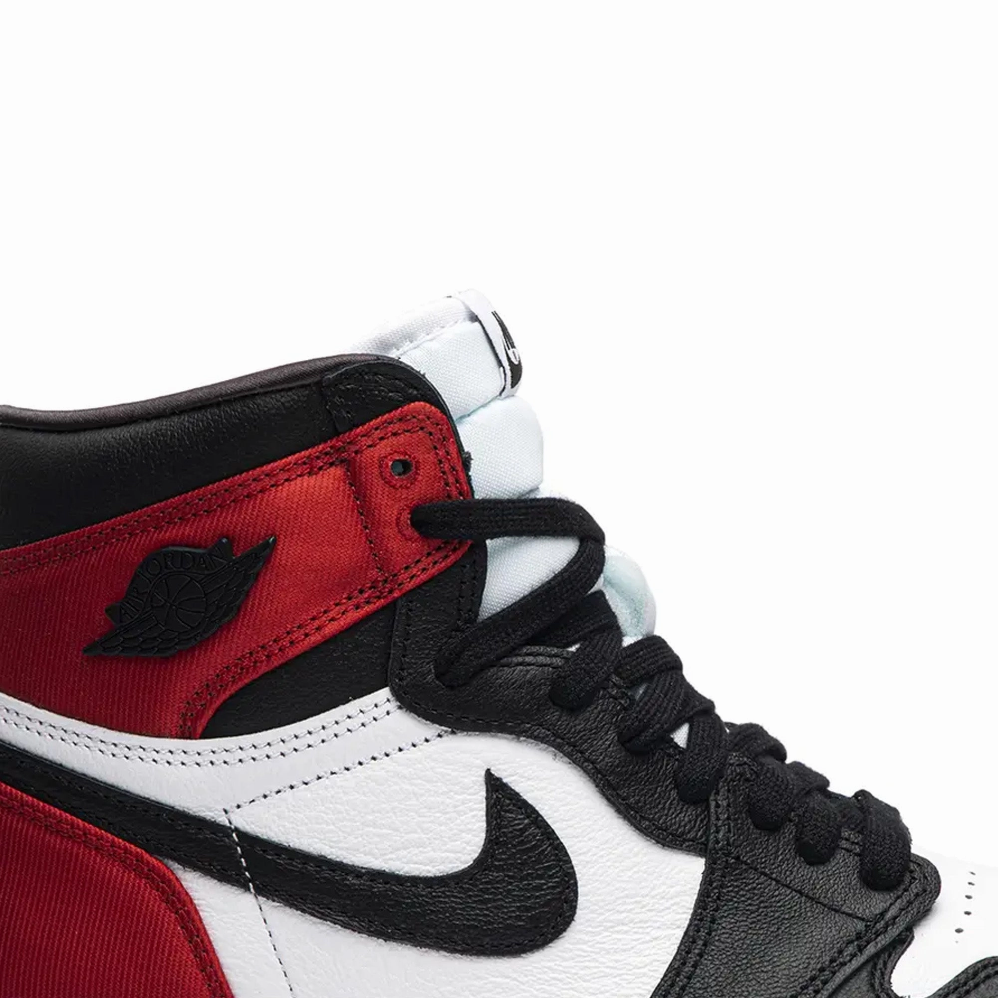 Air Jordan 1 'Satin Black Toe' Create Own Basketball Shoes