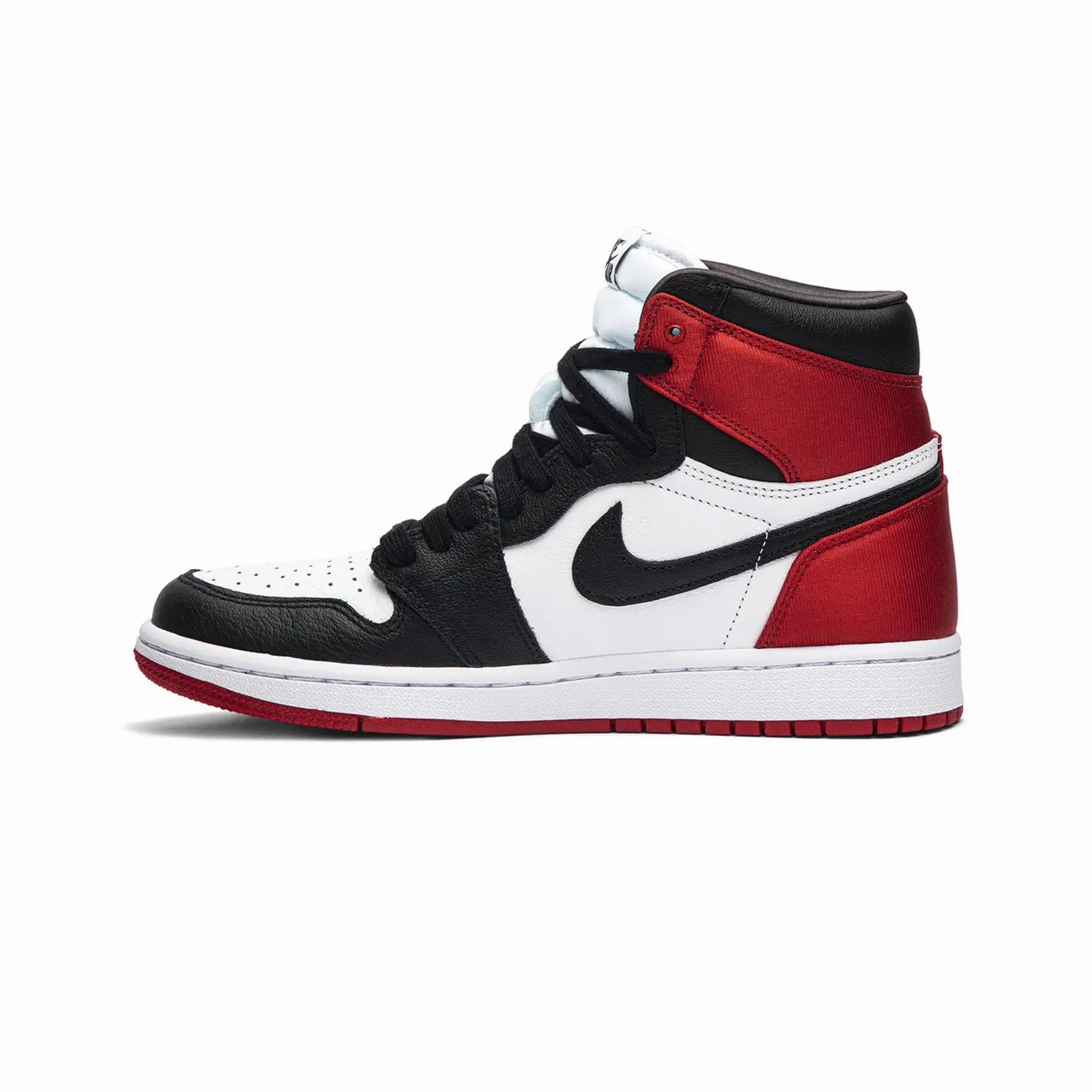 Air Jordan 1 'Satin Black Toe' V5 Basketball Shoes