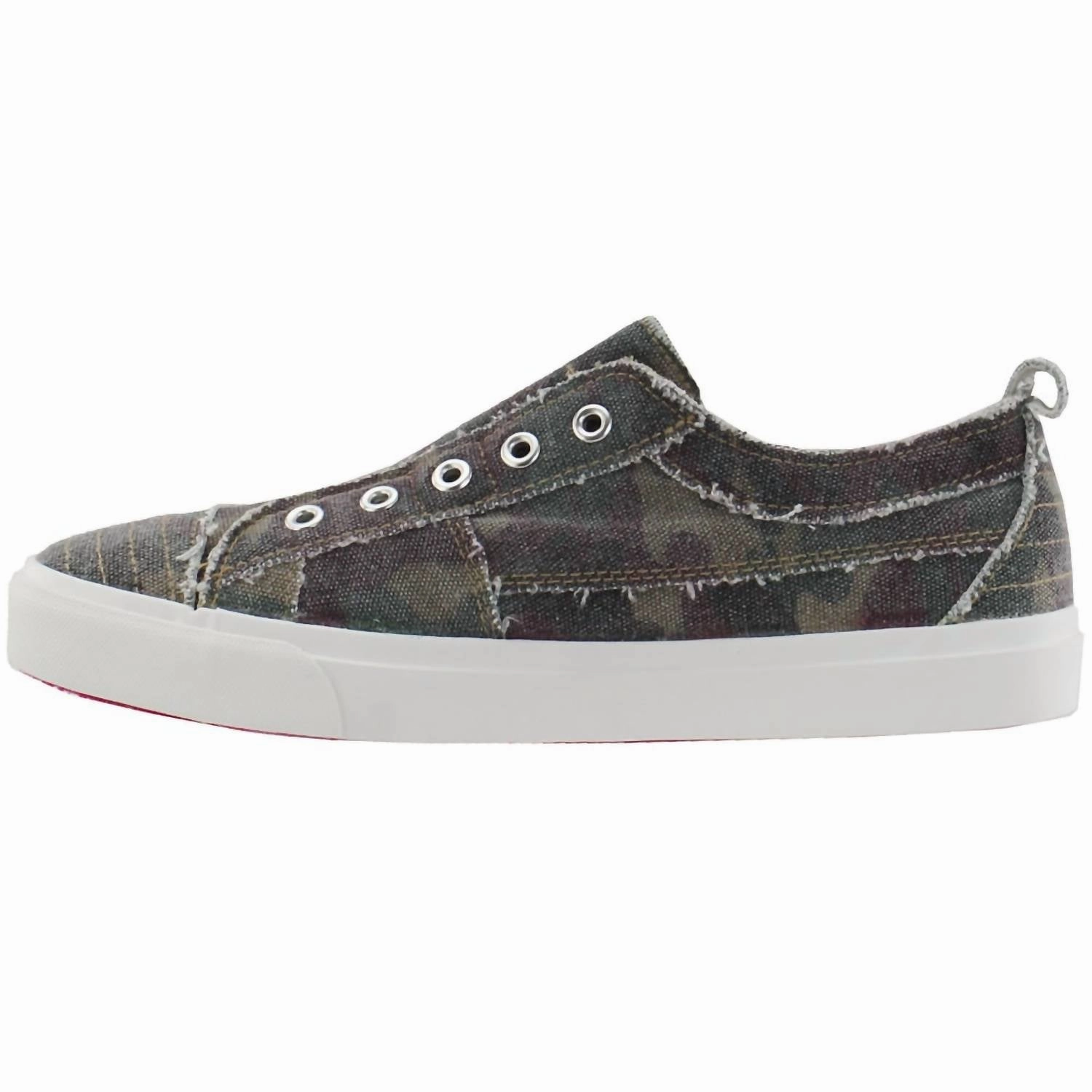 Slip On Sale Women's Slip-On Canvas Shoes In Camouflage