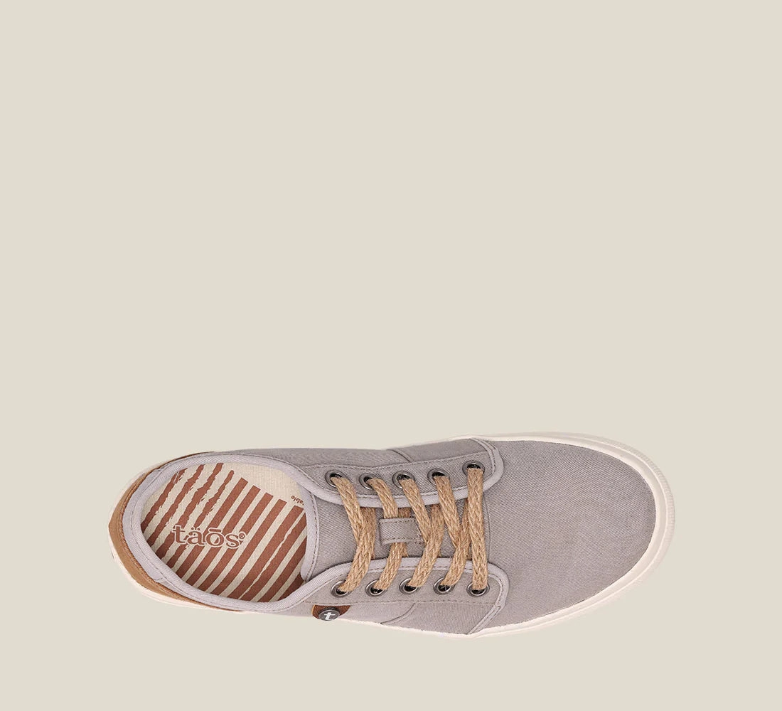 Fontanka Waffle Casual Shoes TAOS SUPER SOUL - GREY/WHISKEY