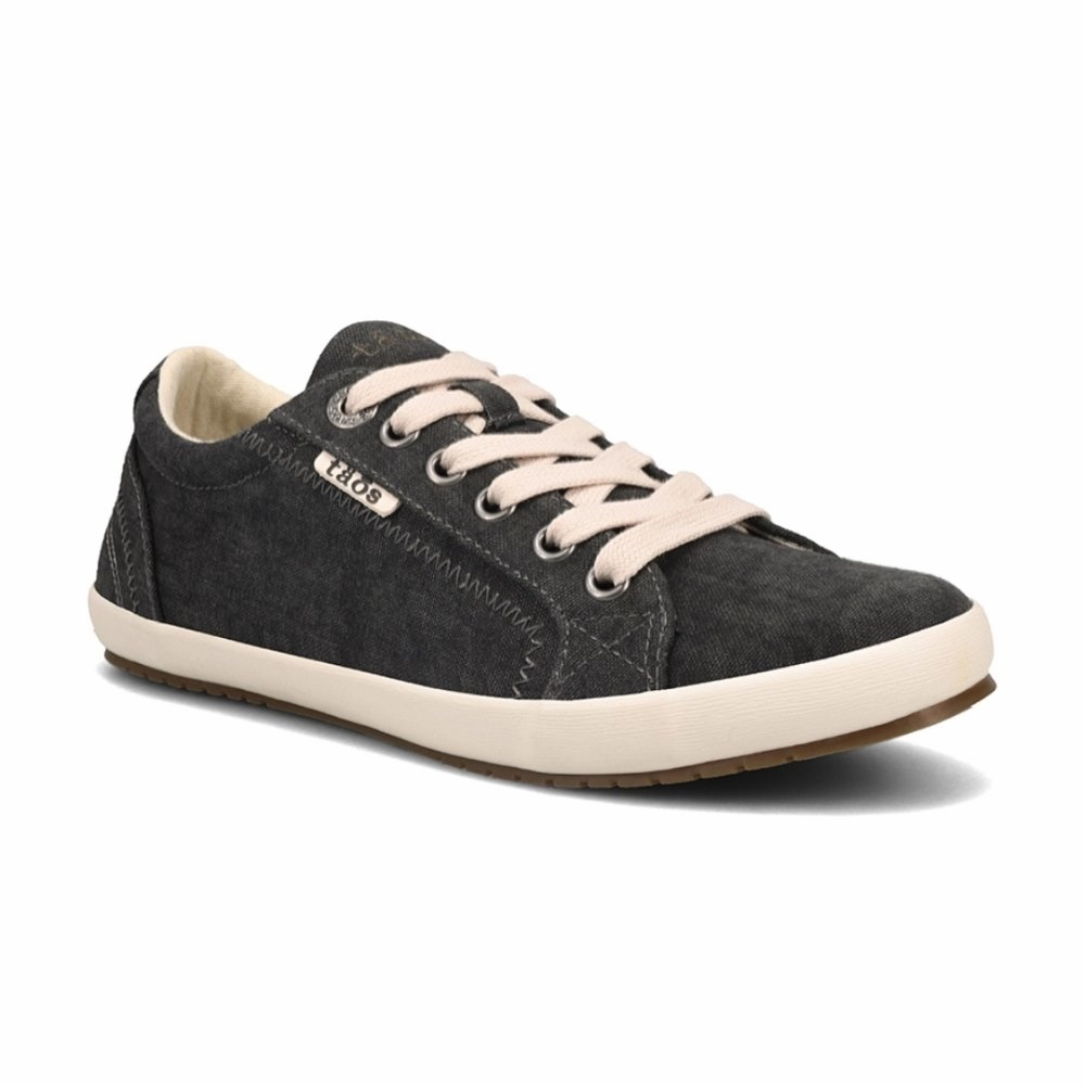 Twister Casual Shoes Taos Women's Star - Charcoal Wash Canvas