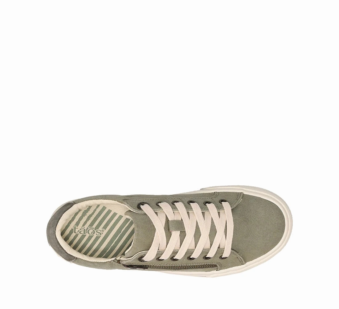 Comfortable Casual Leather Taos Women's Z Soul - Sage/Olive Distressed