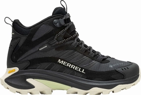 Merrell Moab Speed 2 Mid GORE-TEX Womens Walking Boots - Black Budget Hiking Shoes