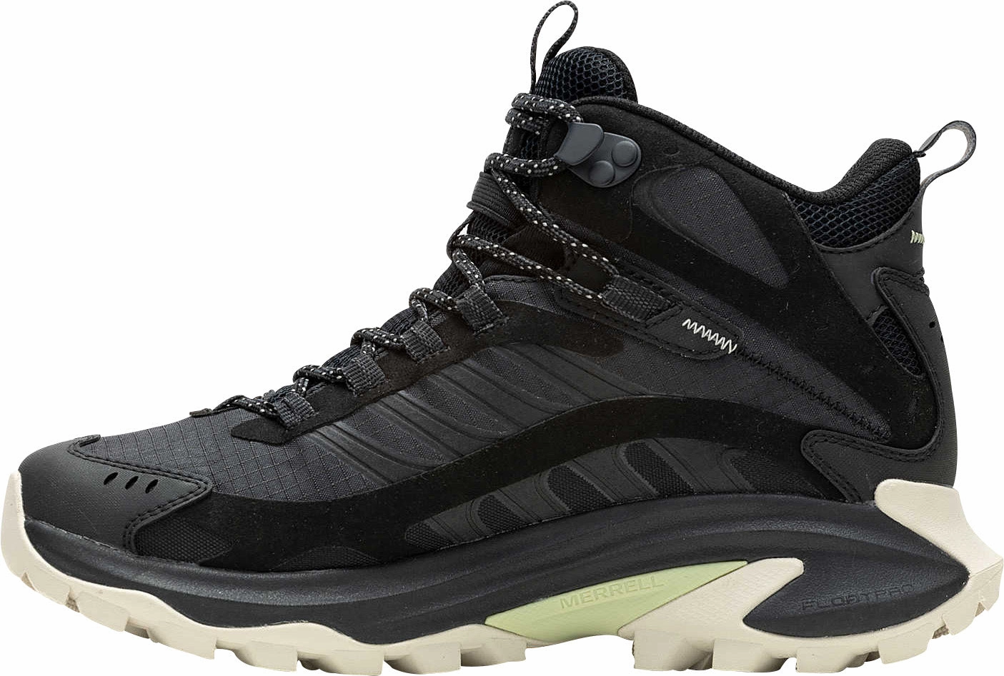 Merrell Moab Speed 2 Mid GORE-TEX Womens Walking Boots - Black Best Budget Friendly Hiking Shoes