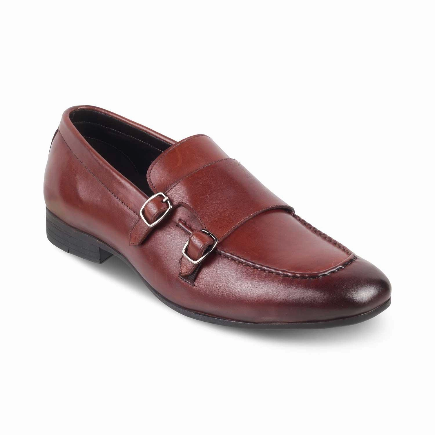 American Brogues The Bern Brown Men's Double Monk Shoes Tresmode
