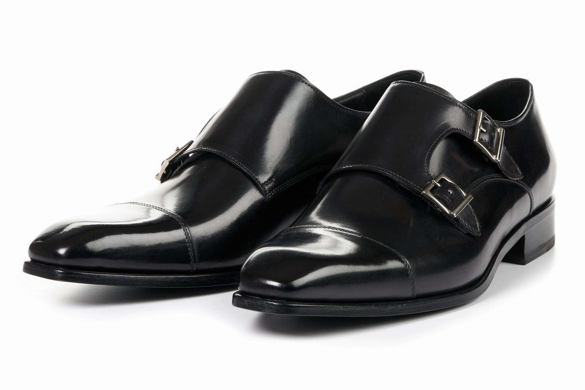 Paul Smith The Burton Double Monk Strap - Nero