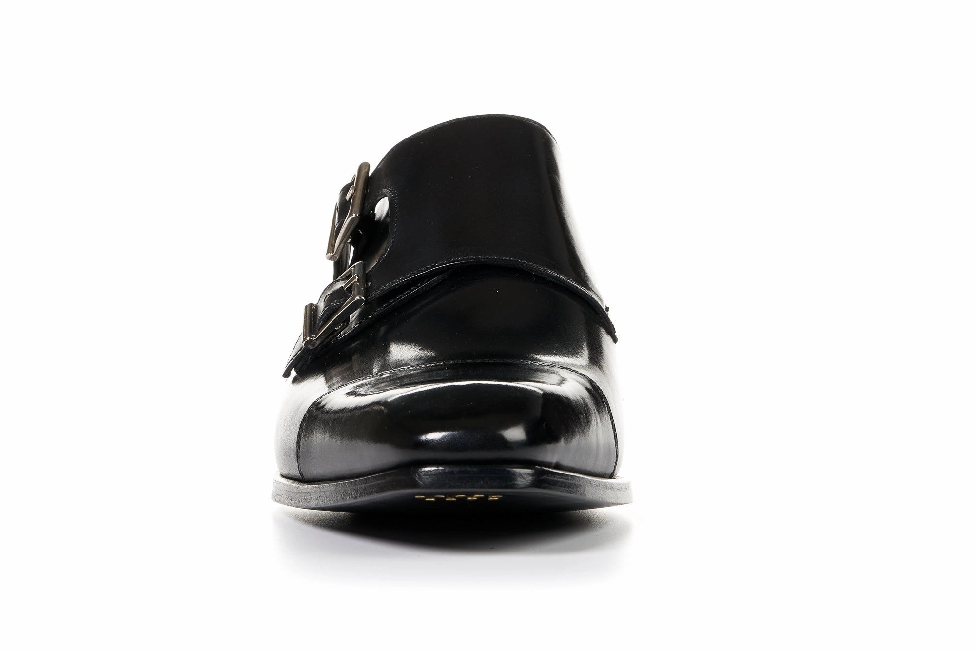 Dacks Brogues The Burton Double Monk Strap - Nero