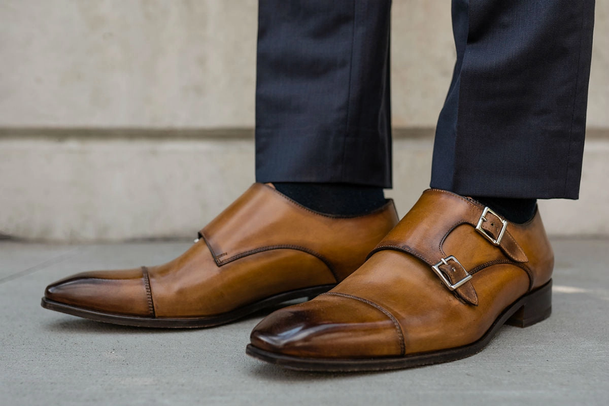 The Burton Double Monk Strap - Tobacco Derby Vs Brogues