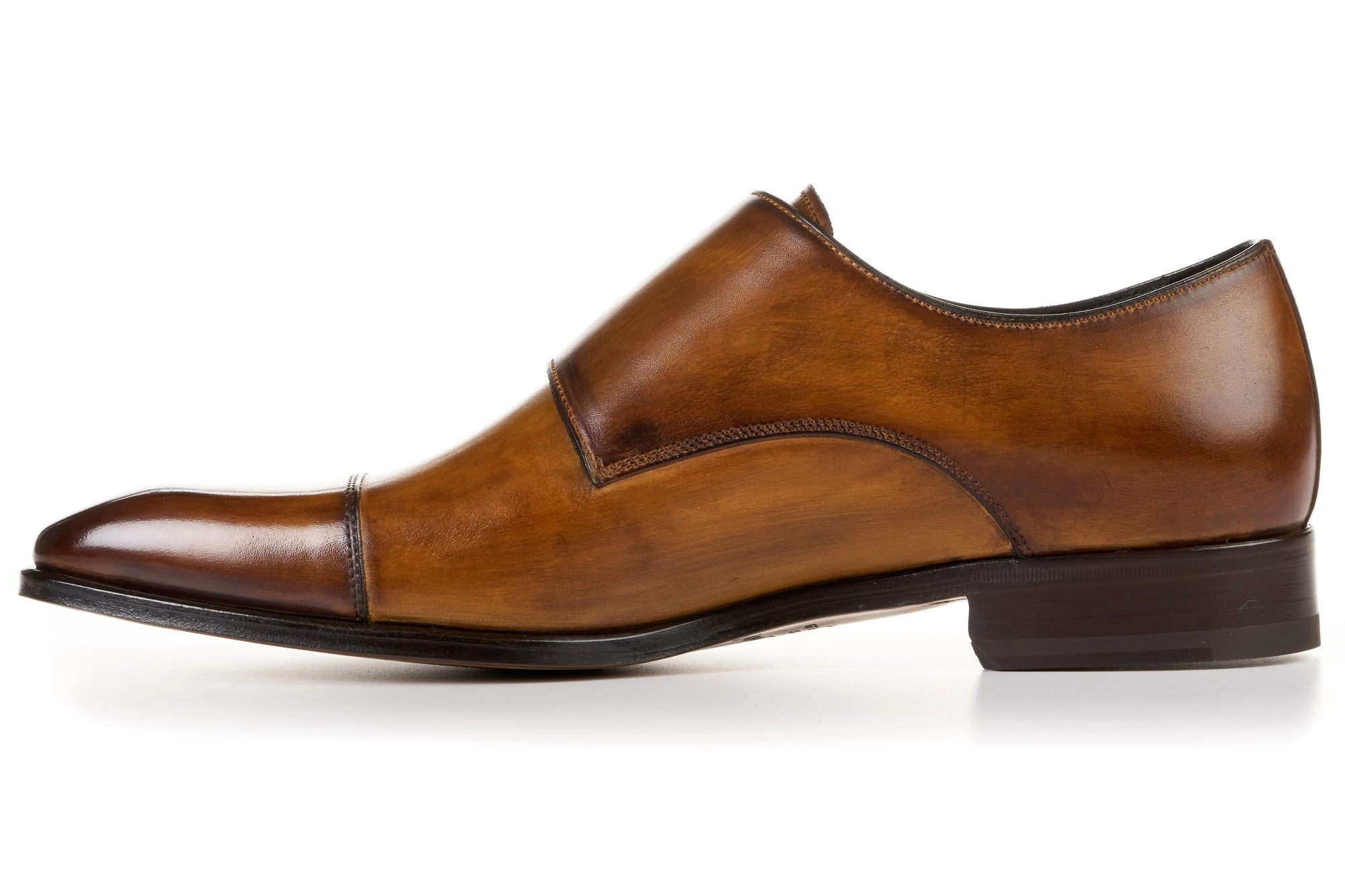 The Burton Double Monk Strap - Tobacco Donna Brogue Geox