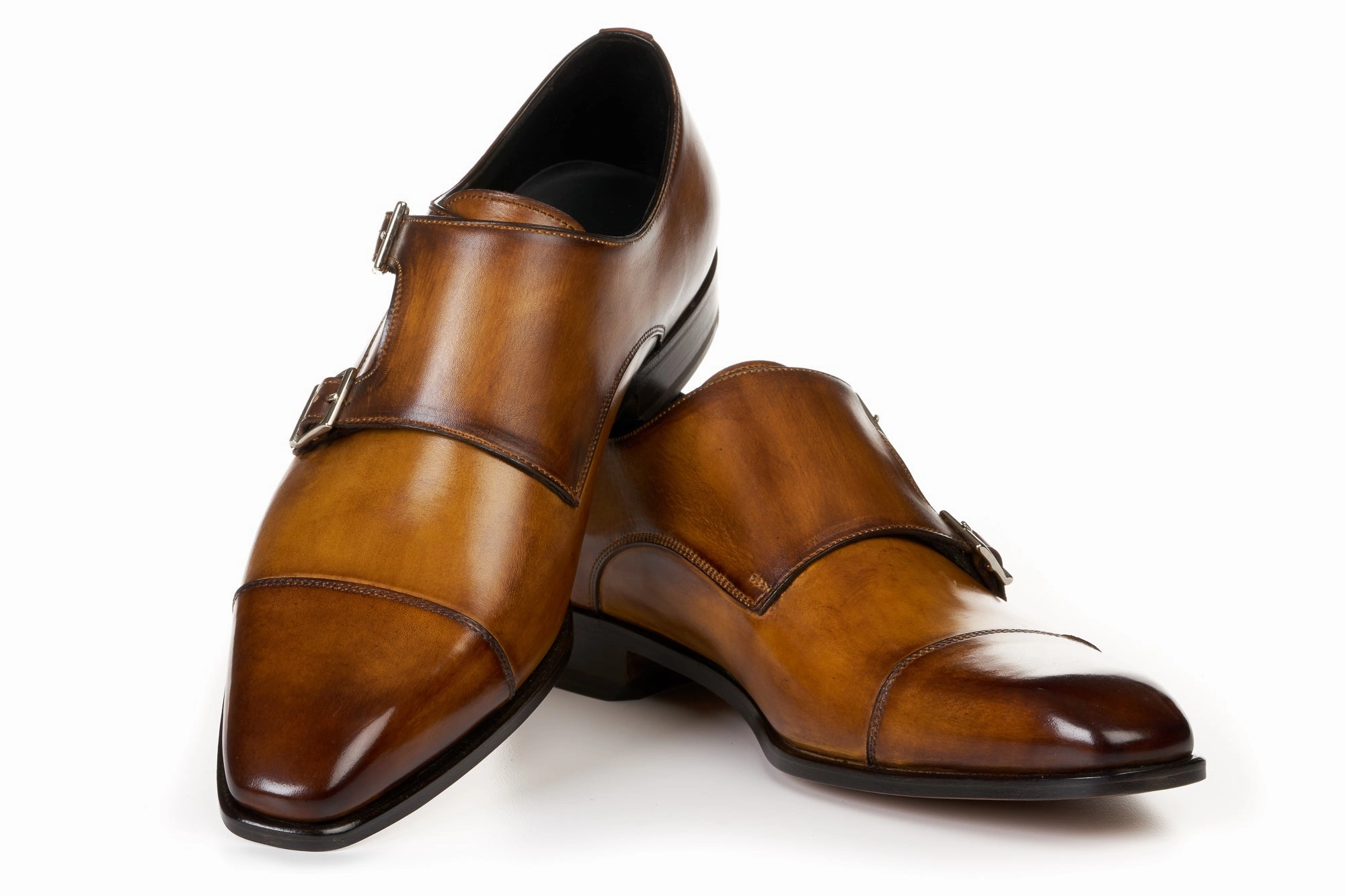 The Burton Double Monk Strap - Tobacco Brogue Online