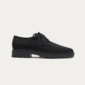 Oxford Leather Dress Shoes The Lug Oxford - Black