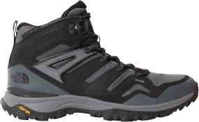 Wide Toe Box Hiking Shoes The North Face Hedgehog Mid FutureLight Mens Walking Boots - Black