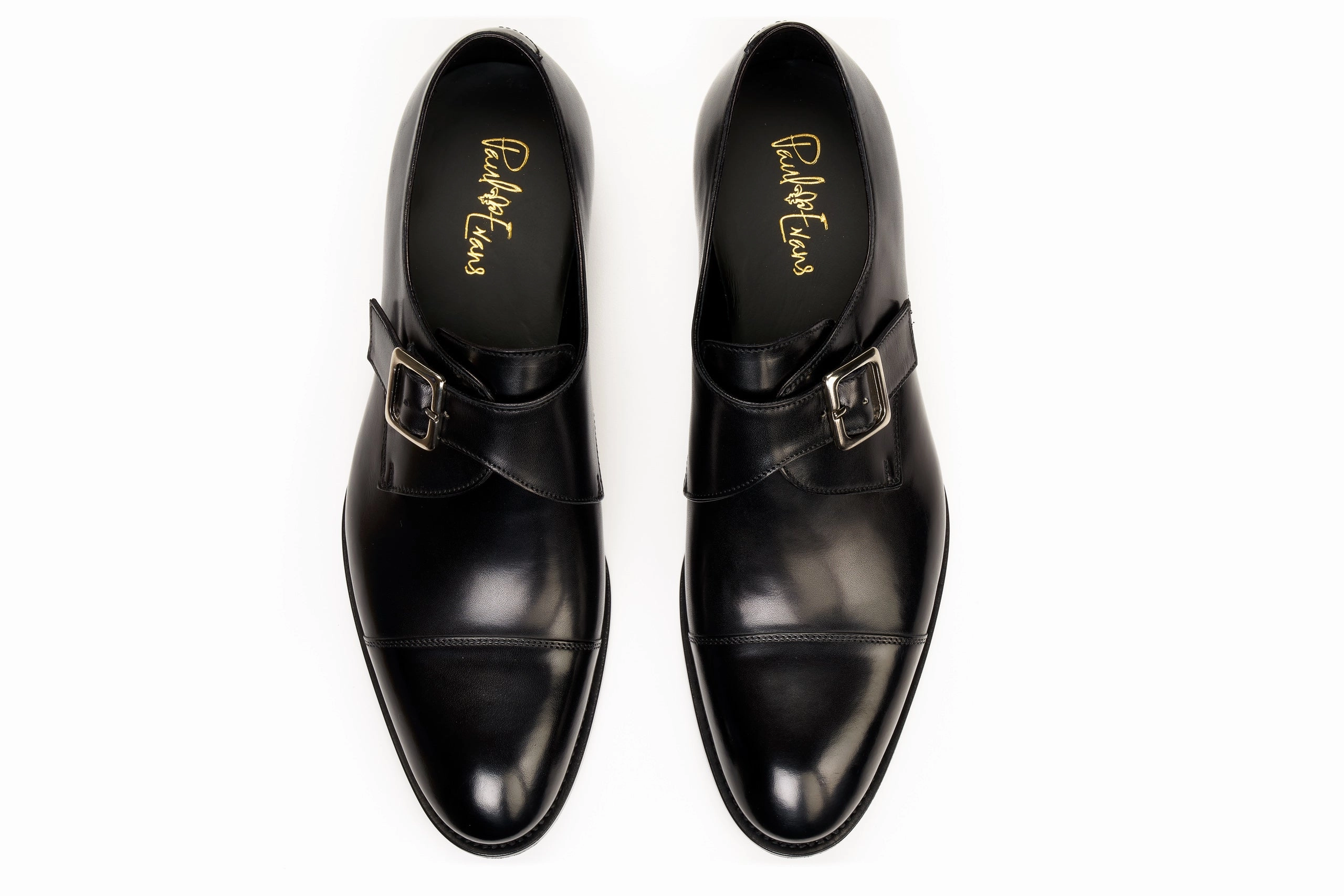 Office Heeled Brogues The Olivier Single Monk Strap - Nero