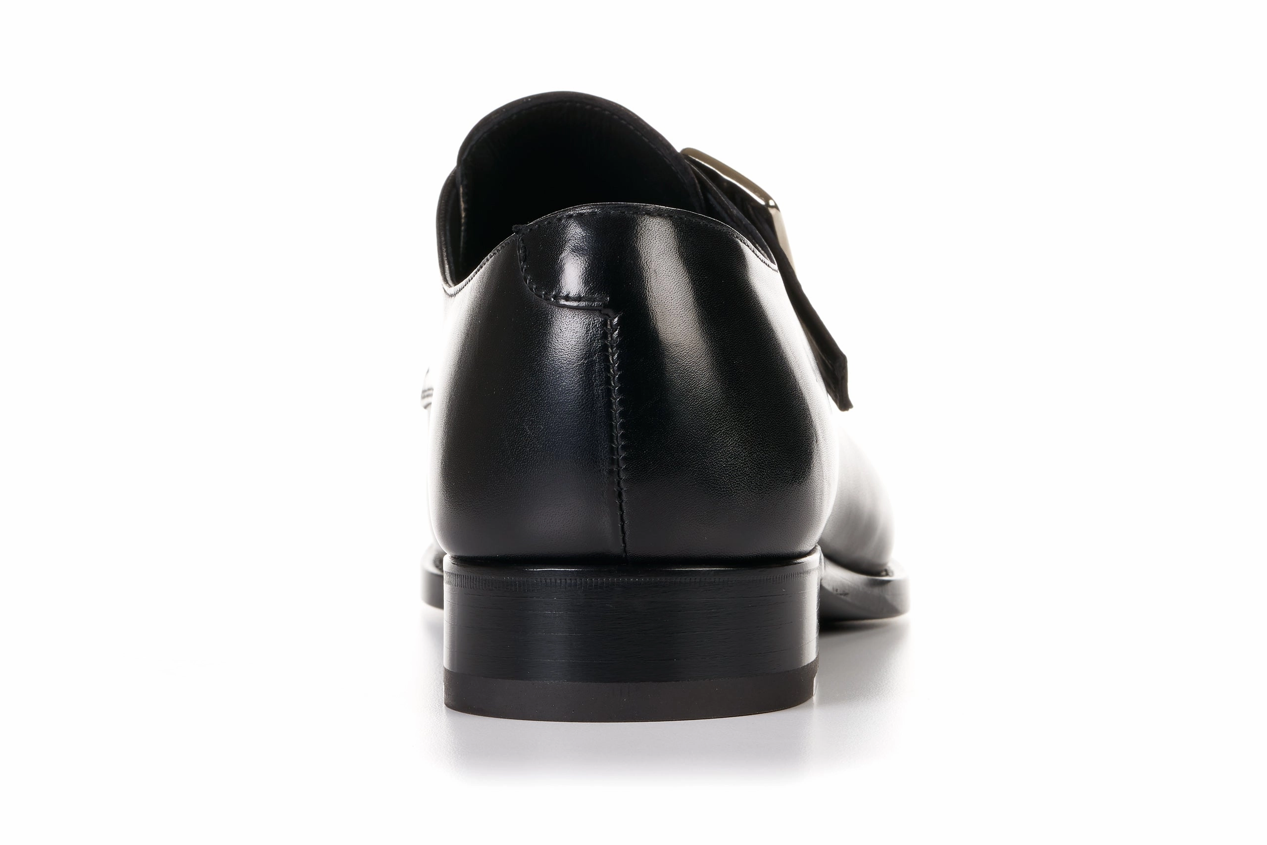 The Olivier Single Monk Strap - Nero Toddler Brogues