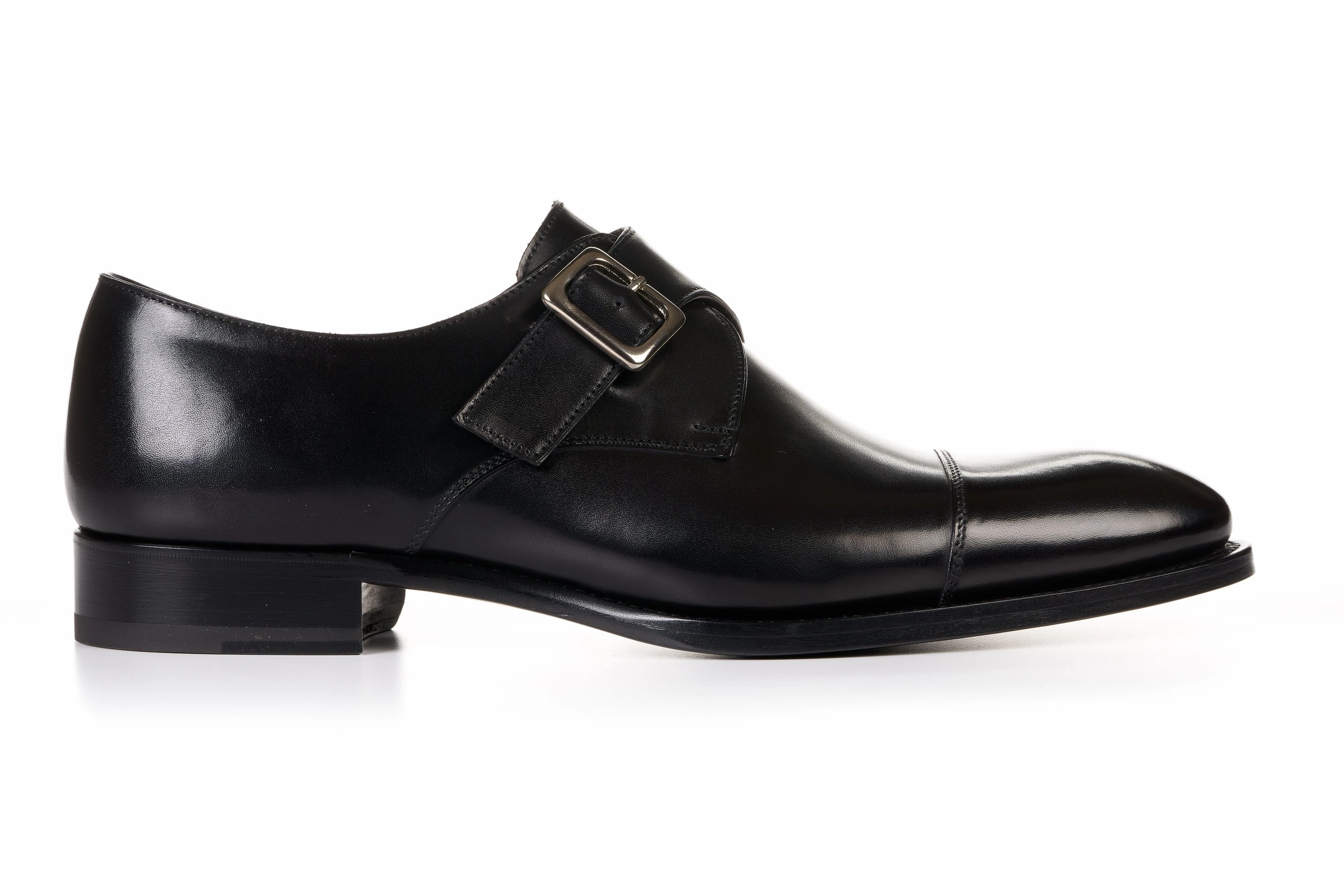 The Olivier Single Monk Strap - Nero Good Quality Brogues