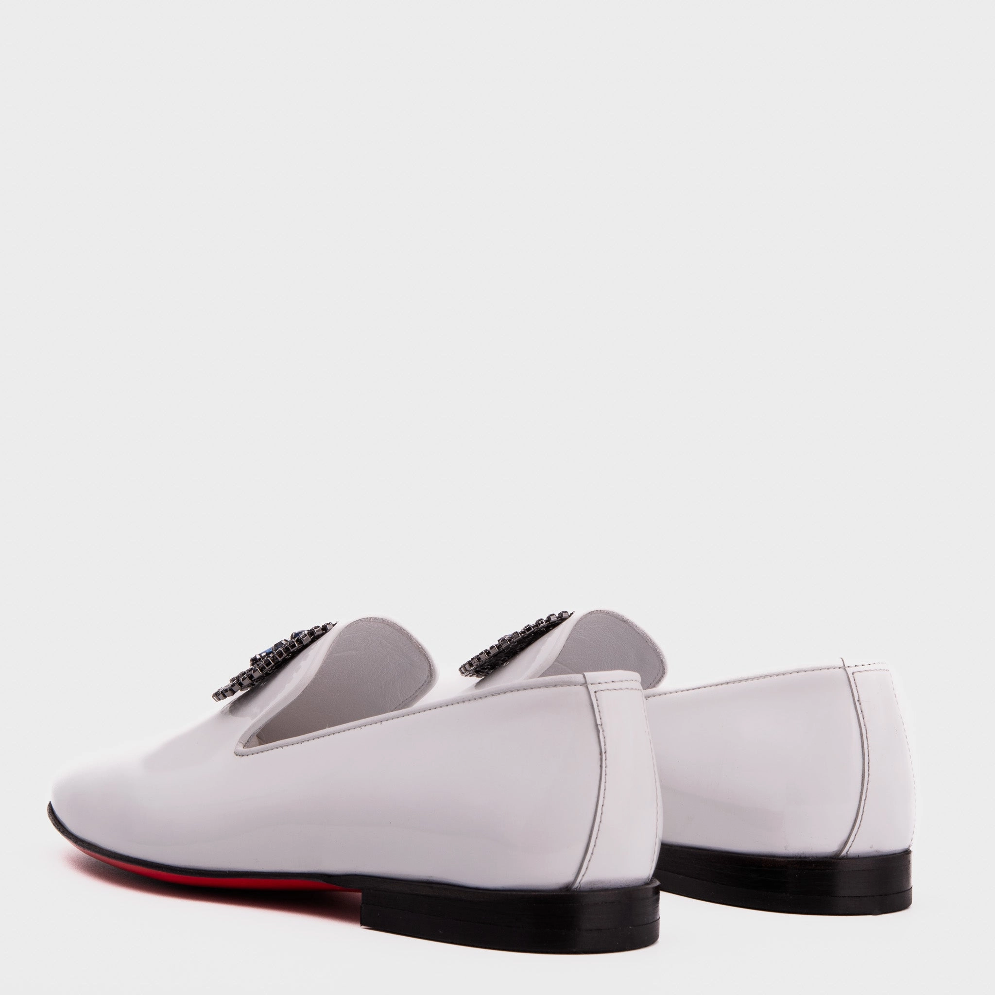 The Pombe White Patent Leather Dress Slip-on Loafer Men Shoe Tommy Hilfiger Loafers