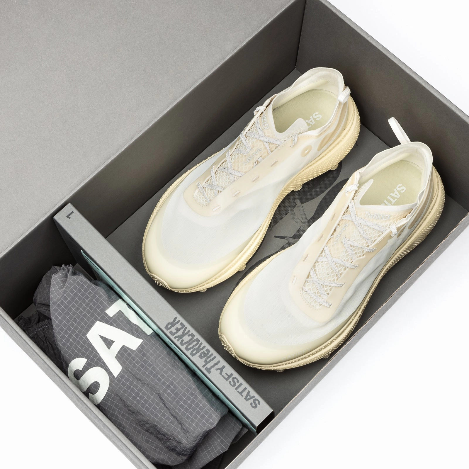 TheROCKER Trail Running Shoes Antique White Lightweight Trail Running Shoes