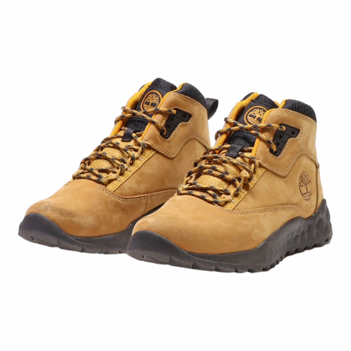 Little Kid Hiking Shoes TIMBERLAND Hiking Boots Brown Leather Boys UK 3.5