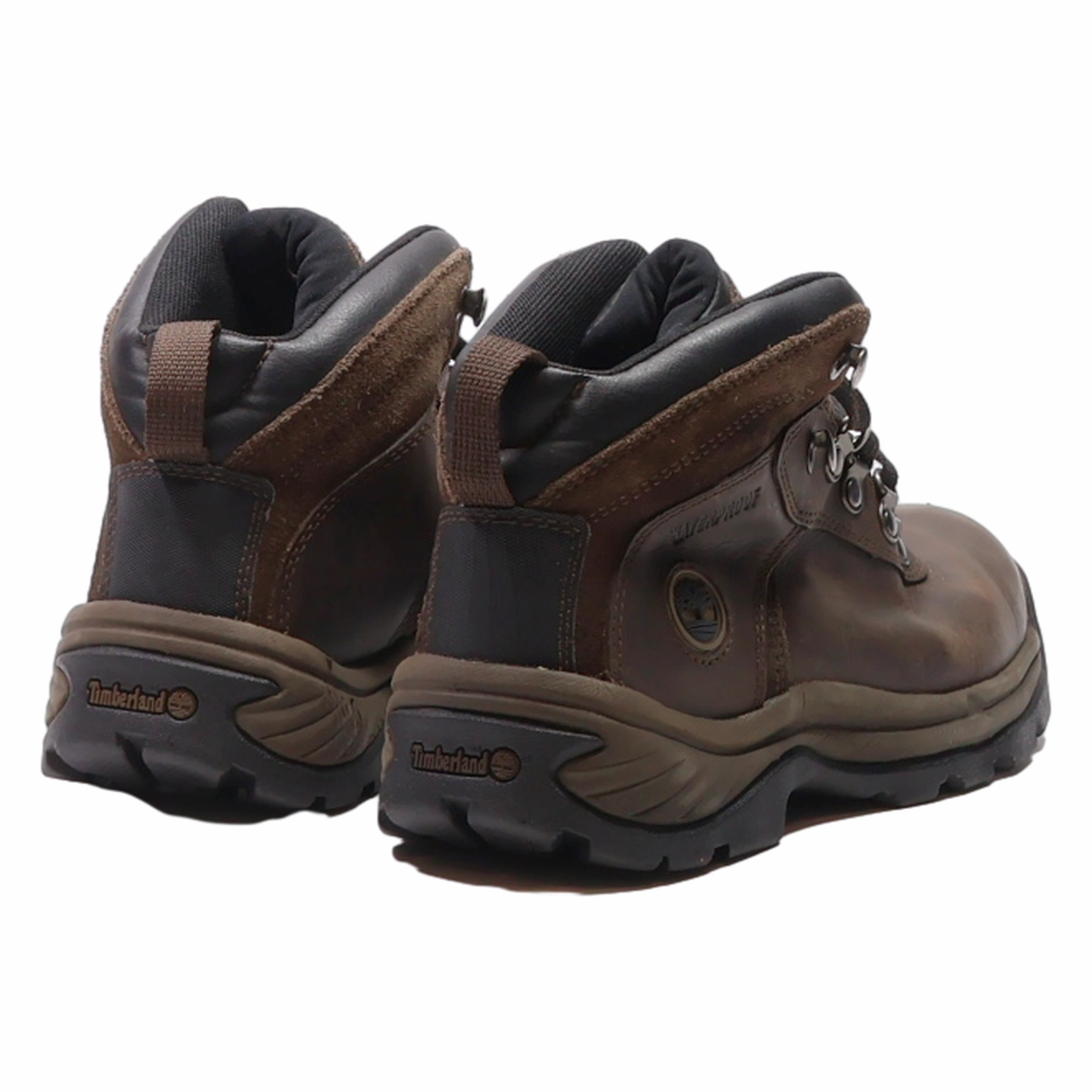 TIMBERLAND Hiking Boots Brown Synthetic Womens UK 4.5 Versacore Hiking Shoes - Waterproof