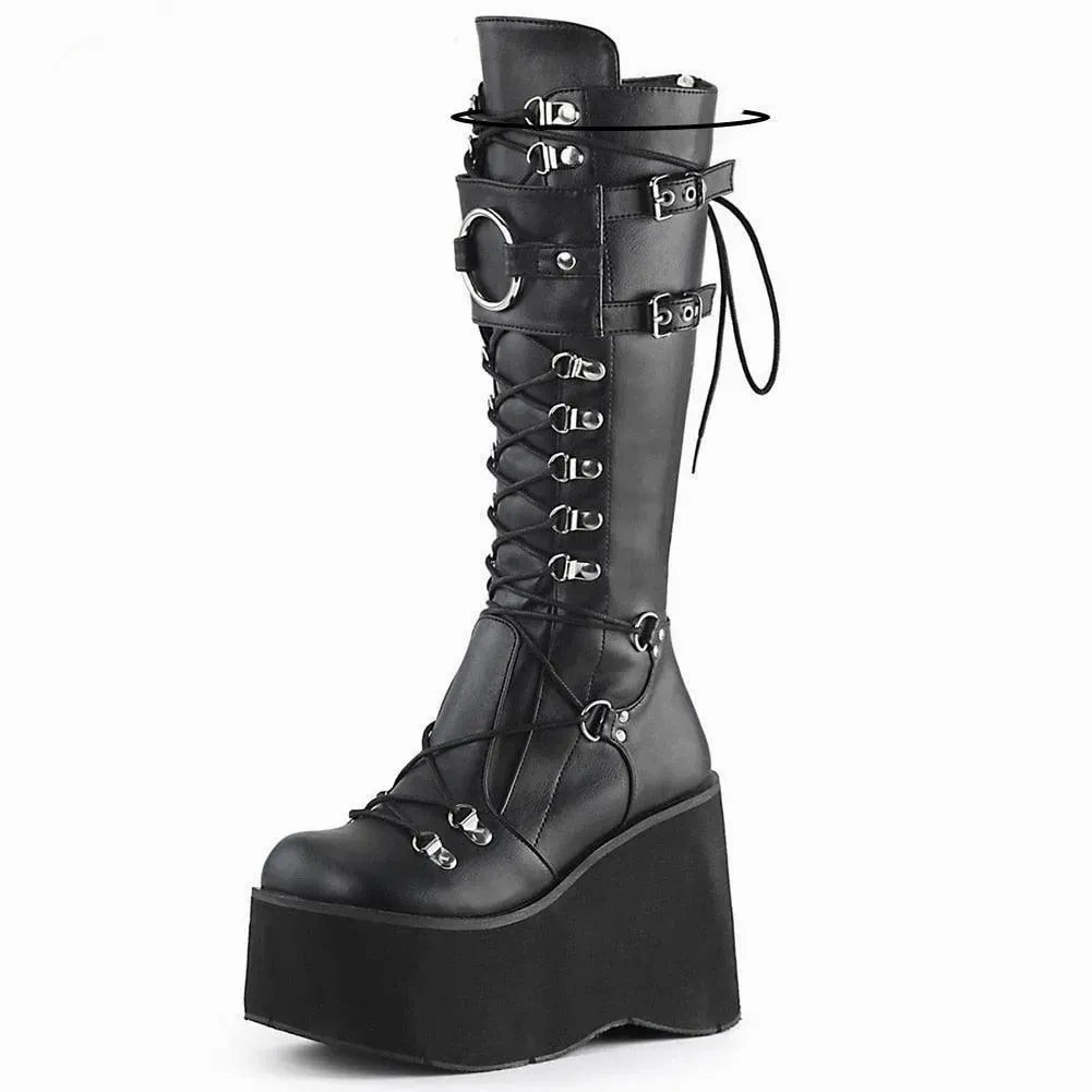 Mary Jane Platform Shoes Deals Strap Platform Wedges Boots