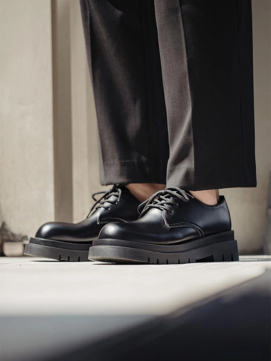 Retro Style Thick Sole Derby Shoes Legacy Derby Shoes