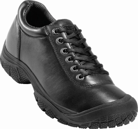 Plain Balmoral Oxfords Keen Utility Black Mens PTC WR Leather Dress Oxford Shoes