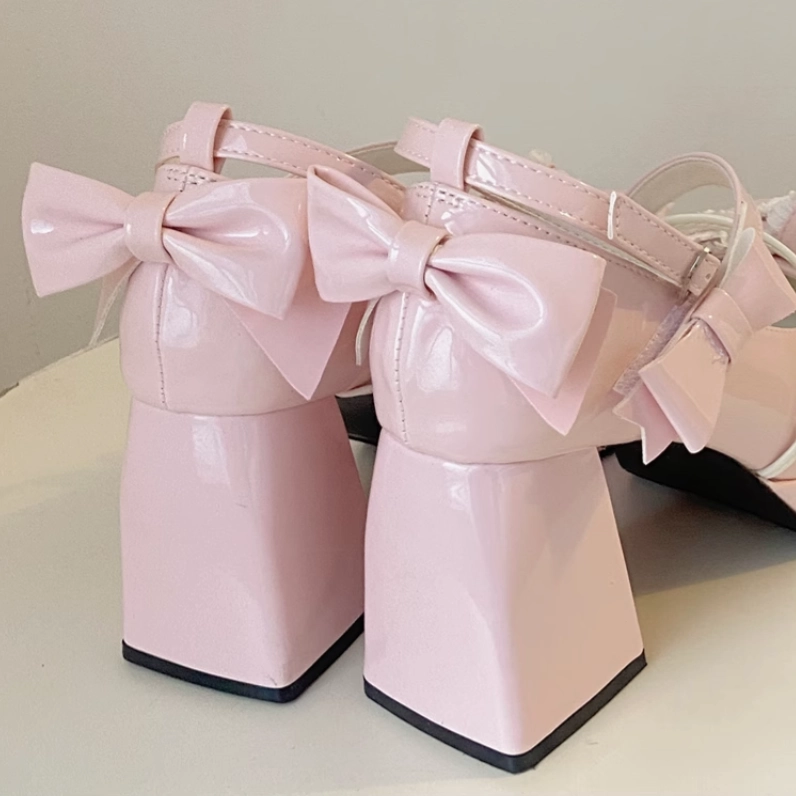 Baby Deer Mary Jane Shoe SFS! Girl's Heart Platform Heels