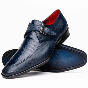 Toluca Navy Dark Brown Brogue