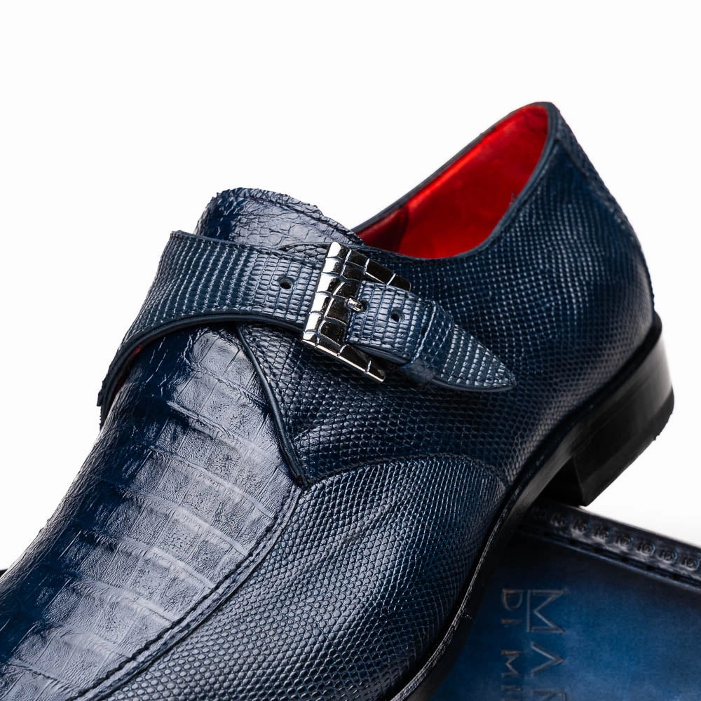 Rose Gold Brogues Toluca Navy