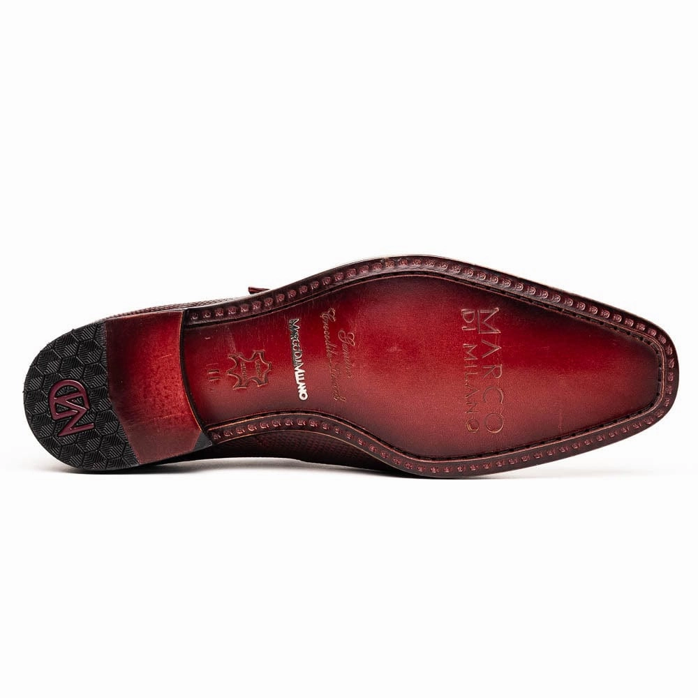 Toluca Wine Bex Smooth Leather Brogue Shoes