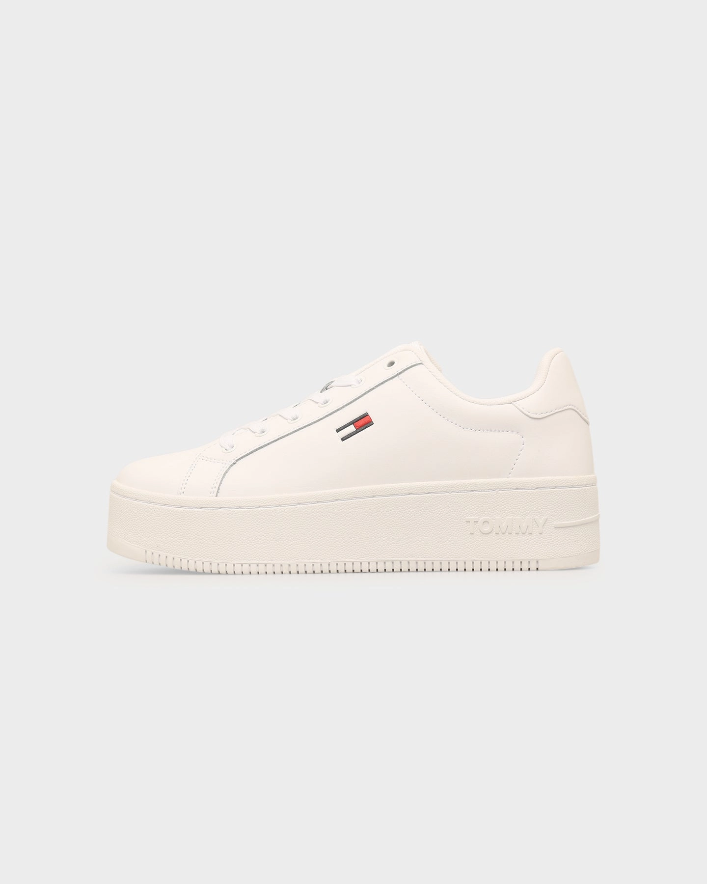 The Spirit Of Adventure Mary Jane Shoes Tommy Jeans Women's Flatform Essential White