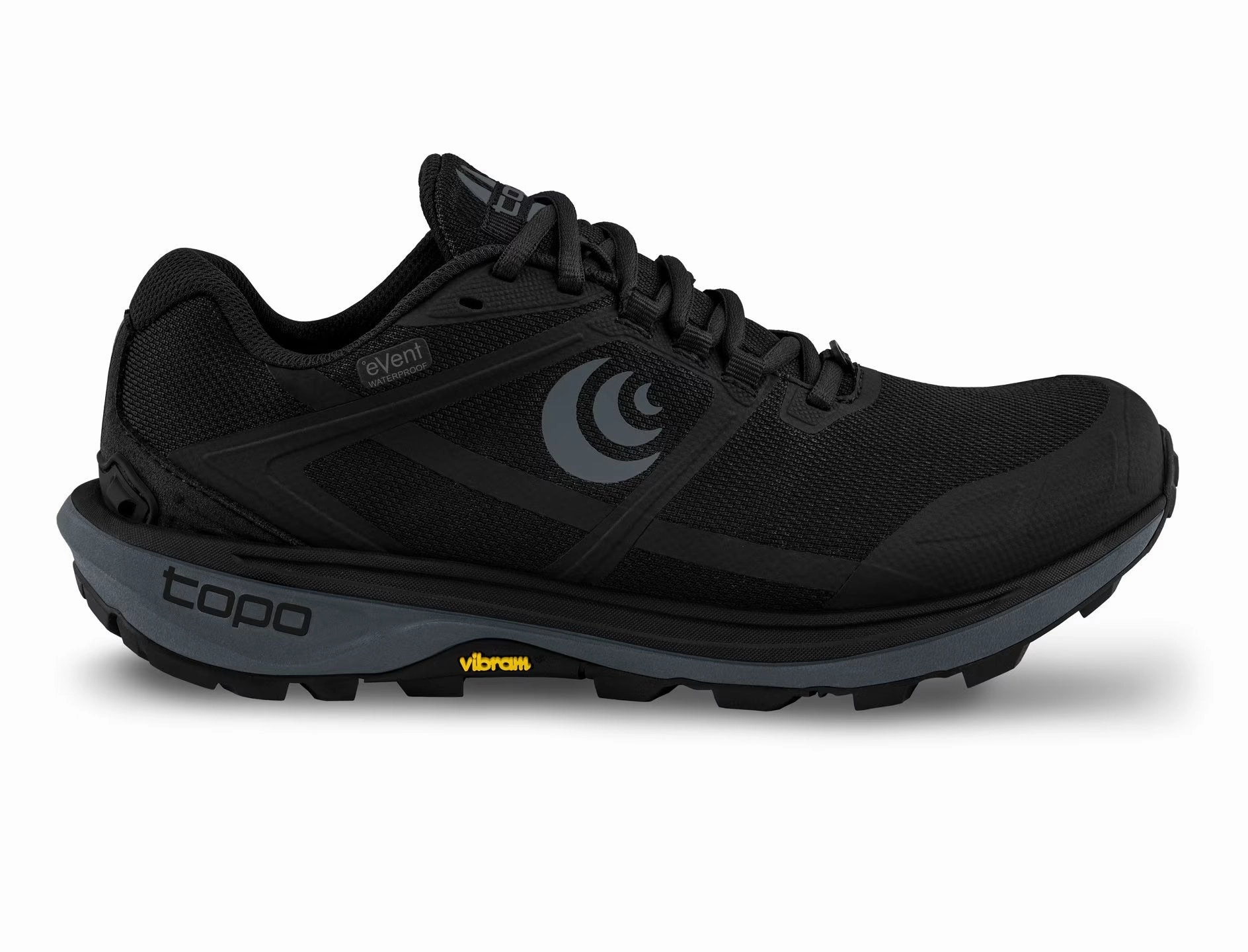 Propel Hiking Shoes TOPO MENS TERRAVENTURE WP  - BLACK / CHARCOAL