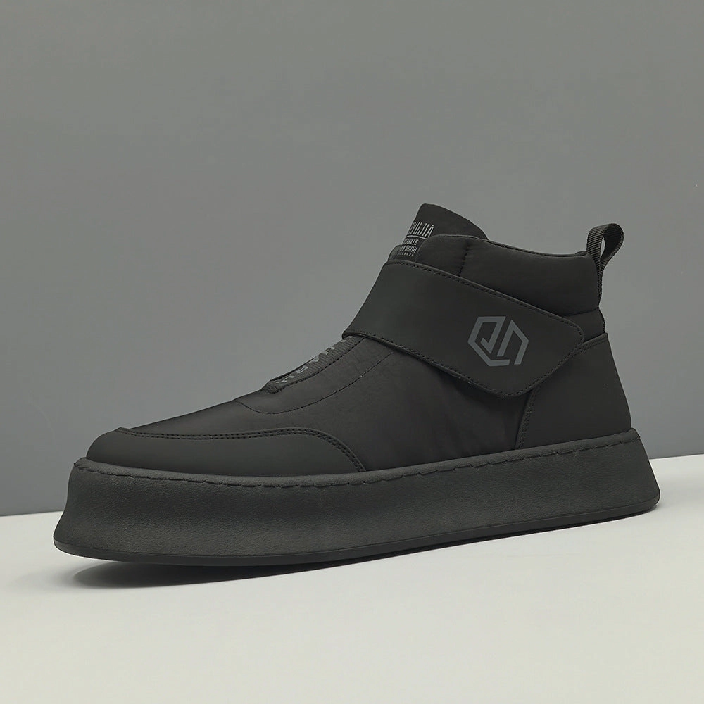 Men Simple Canvas Winter Flat Ankle Snow Boots Columbia Minx Waterproof Snow Boot