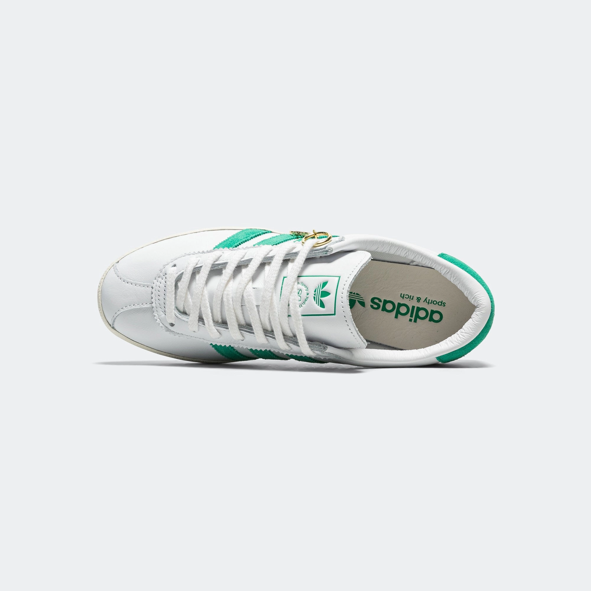 Womens Blanc x Sporty & Rich - Cloud White/Off White-Court Green Tennis Shoes For Heel Pain
