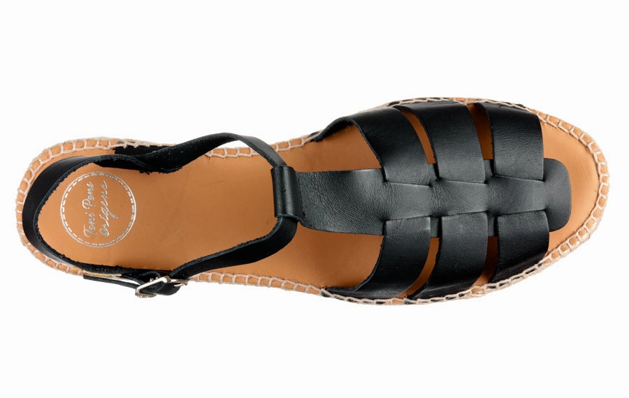 Tp Acres Black Tabi Shoes Mary Jane