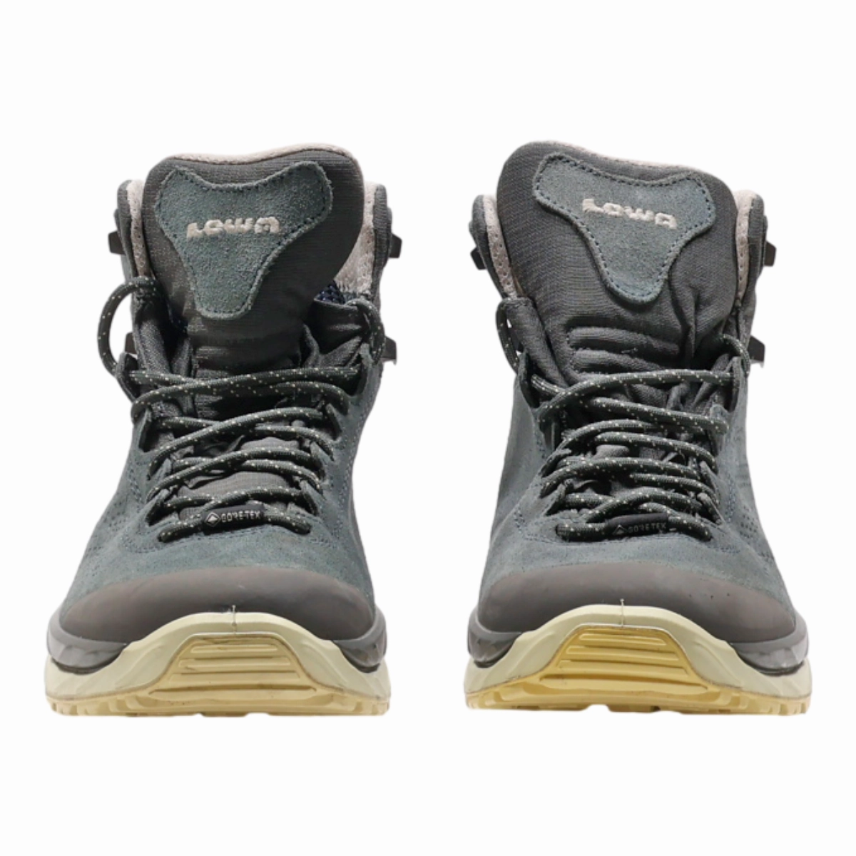 LOWA Hiking Boots Grey Synthetic Womens UK 5.5 Quick Drying Slip Resistent Aqua Water Hiking Shoes