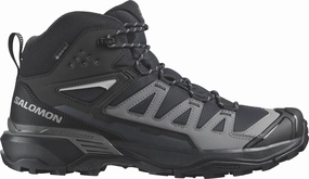 Explore Hiking Shoes Salomon X Ultra 360 Mid GORE-TEX Mens Walking Boots - Black