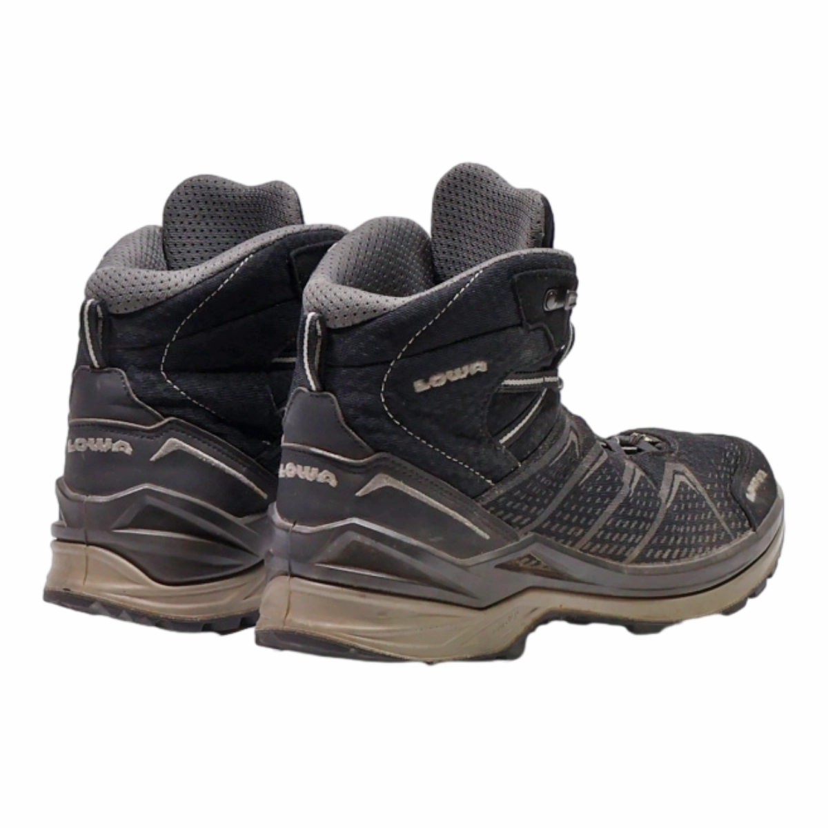 LOWA Hiking Boots Black Synthetic Womens UK 7.5 Hiking Shoes Hiking Shoes