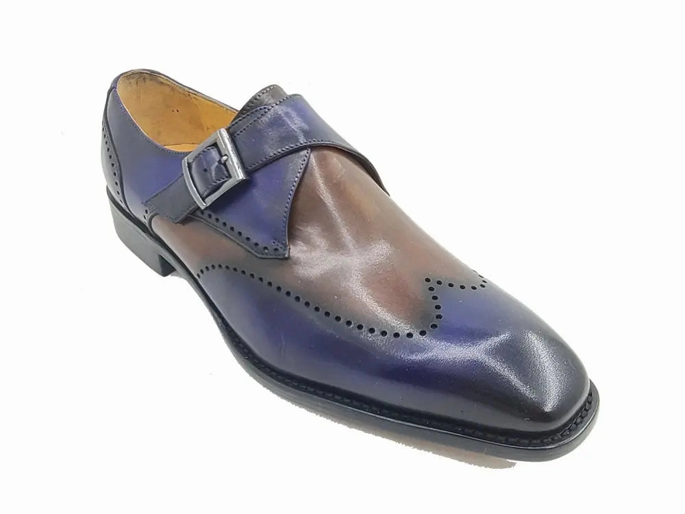 London Brogues Footwear Calfskin Single Monk Loafer