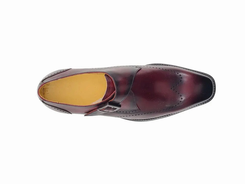 Toms Mens Brogue Shoes Calfskin Single Monk Loafer