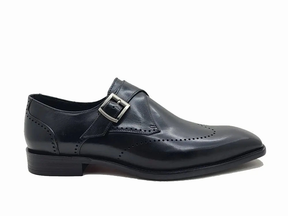 Calfskin Single Monk Loafer Oxford Vs Brogue