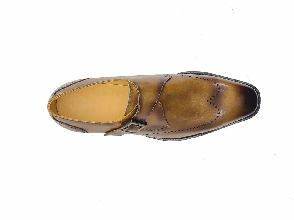 Brogues Crossword Clue Calfskin Single Monk Loafer