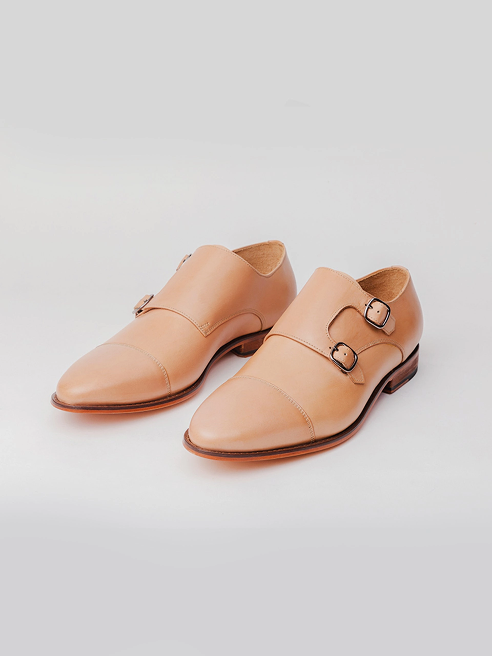 Wearing Brogues ARISTOCRAT DOUBLE MONKS - NUDE