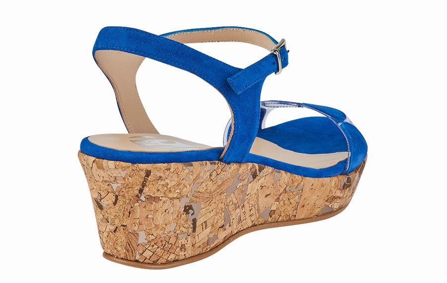 P&J Martini Blue Toddler T Strap Mary Jane Shoes