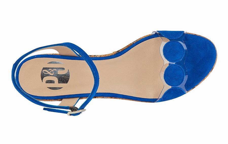 P&J Martini Blue Ecco Jump Mary Jane Shoes